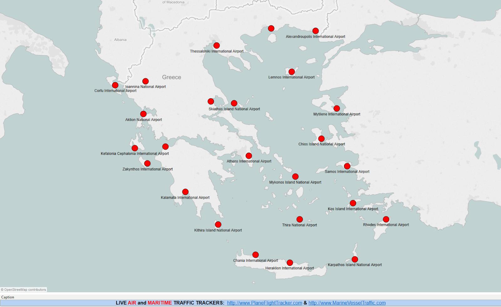 harta aeroporturi grecia Aeroporturi Grecia Harta harta aeroporturi grecia