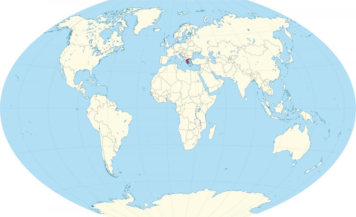 harta lumii din Grecia