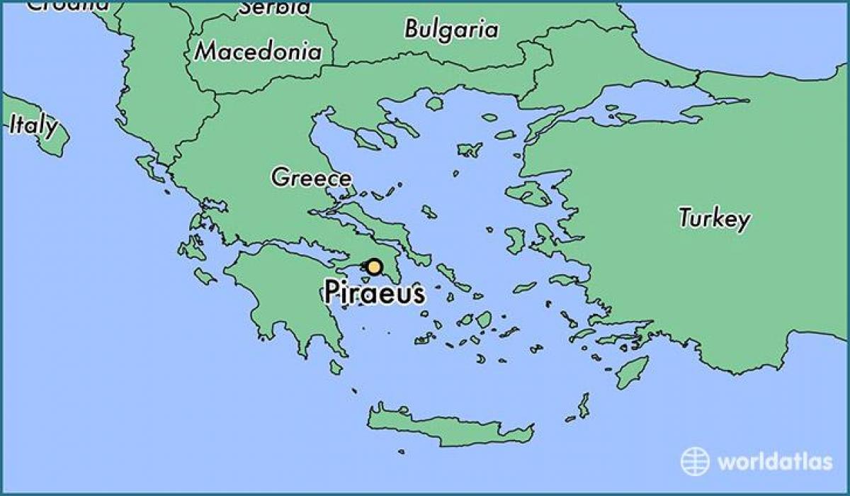 harta pireu grecia Piraeus Grecia hartă   Harta piraeus Grecia (Europa de Sud   Europa)