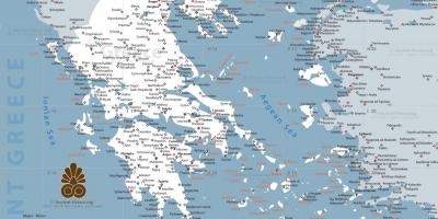 O hartă a Greciei antice