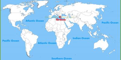 Grecia pe harta lumii